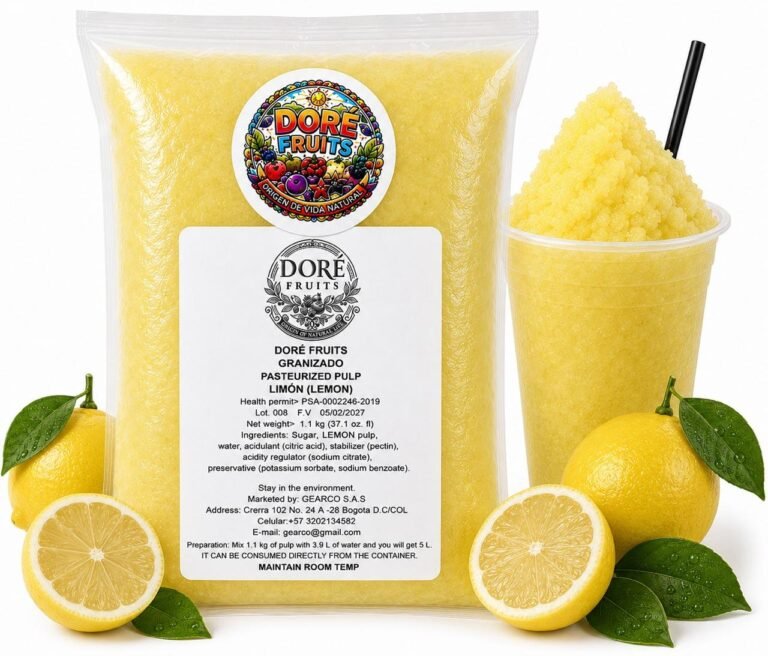 Grabizados naranja 1.1 Kg para maquina granizadora