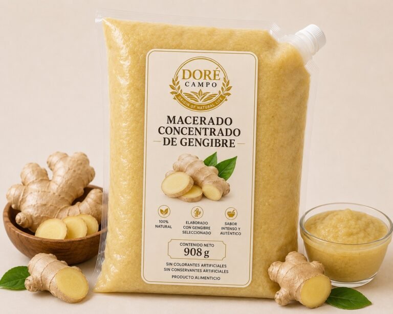 Macerado concentrado de gengibre